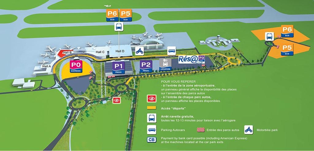 Tolosa terminal de l'aeroport mapa