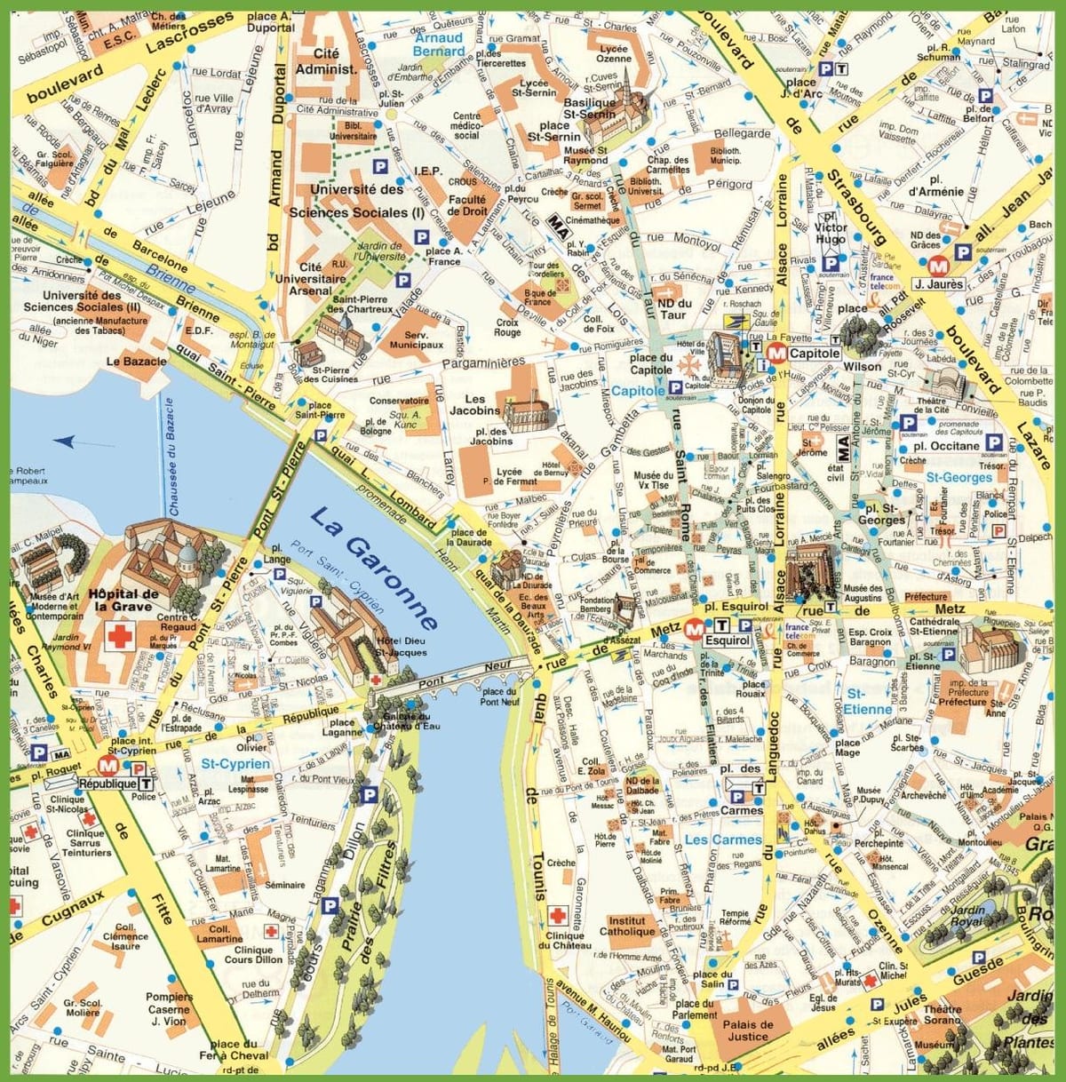 Tolosa estat mapa