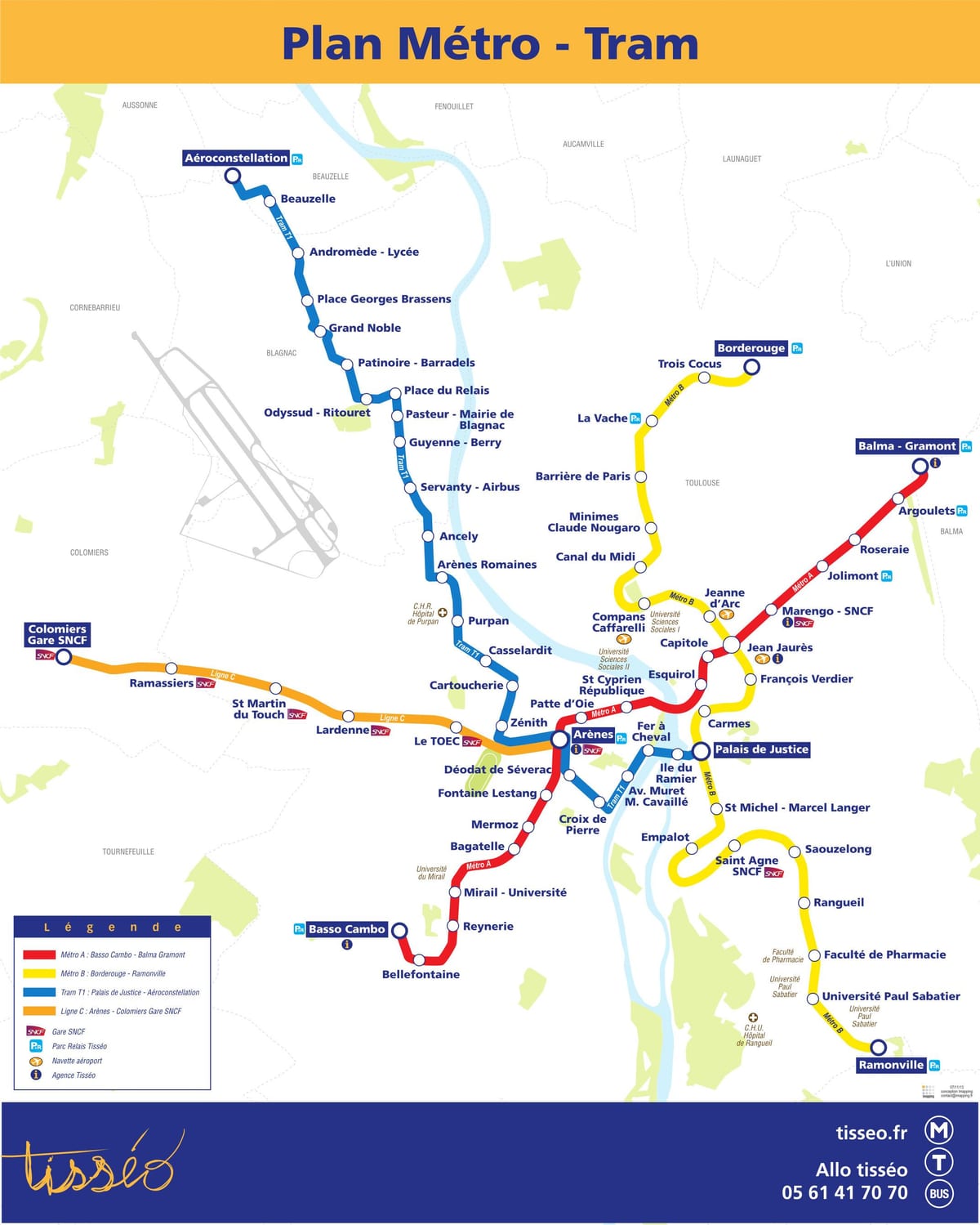 Tolosa de metro mapa pdf