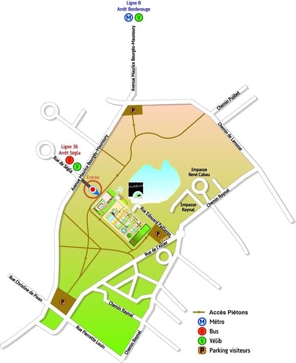 mapa de Tolosa jardí