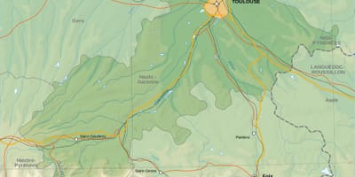 Mapa topogràfic de Tolosa