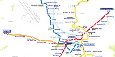 Tolosa de metro mapa pdf