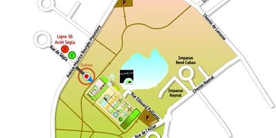 Mapa de Tolosa jardí