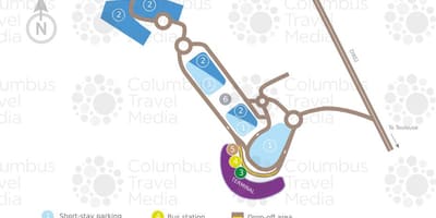 Mapa de Tolosa blagnac aeroport