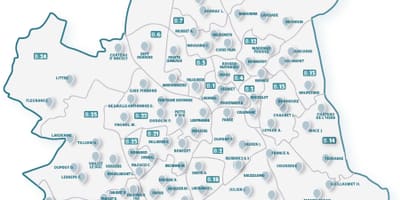 Mapa de tououse escola